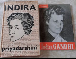 2 libros Indira Ghandi