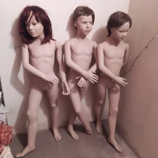 6  Manichini Bimbi Realistici Rosa