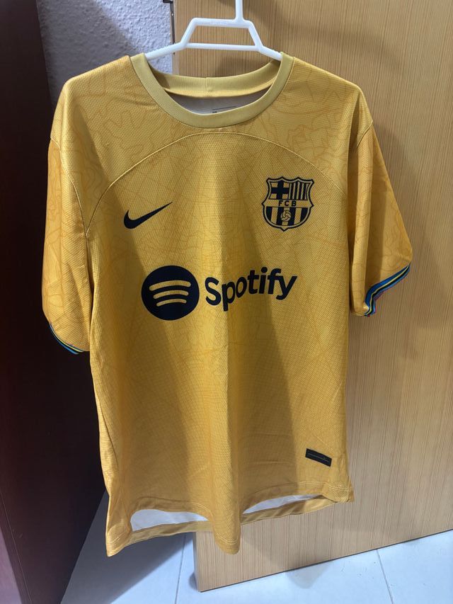 Camiseta FC Barcelona Dorada