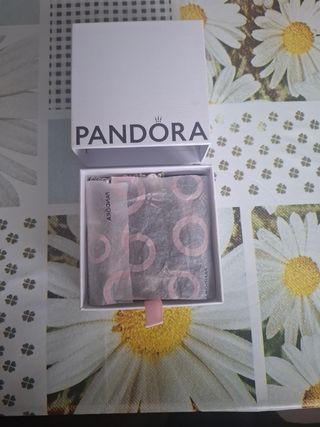 Pulsera Pandora Original Plata y Rosa