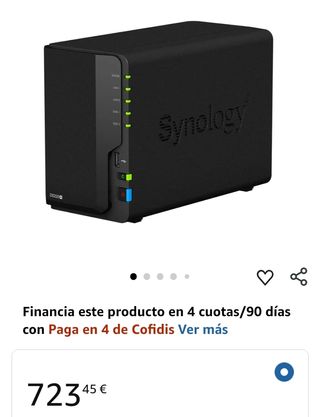 Synology DS220+ 2 Bay Desktop NAS Solution
