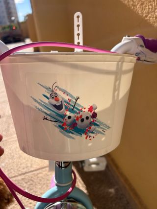 Bicicleta frozen niña