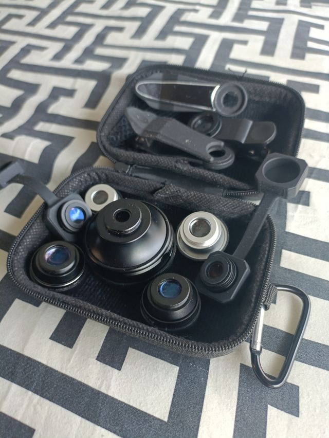 Lentes para móvil: ojo de pez y más