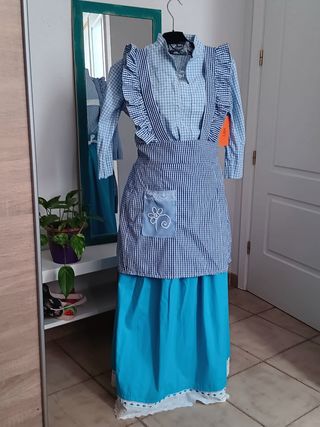 Traje típico campesina canaria L