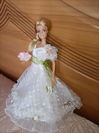 Abito da sposa bianco Barbie