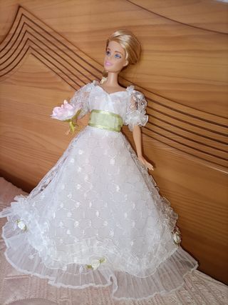 Abito da sposa bianco Barbie