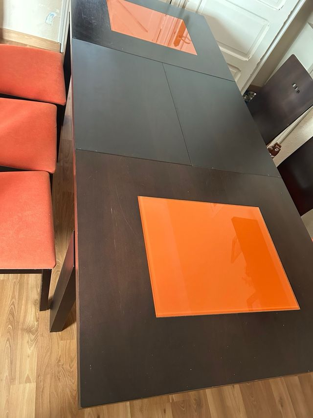 súper mesa  comedor y 6 sillas