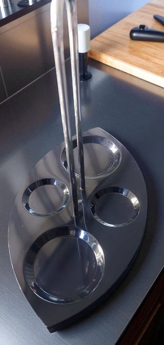 Set condimenti BMF vintage vetro e metallo