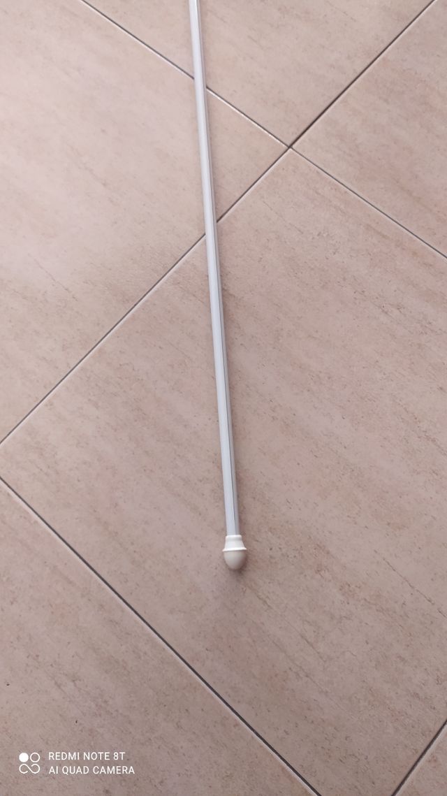 GUIDA METALLICA ESTENSIBILE BIANCA PER TENDE.