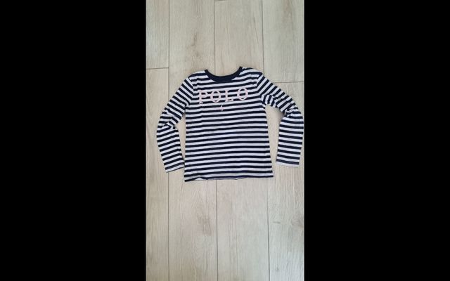 T-shirt bambina Ralph Lauren righe