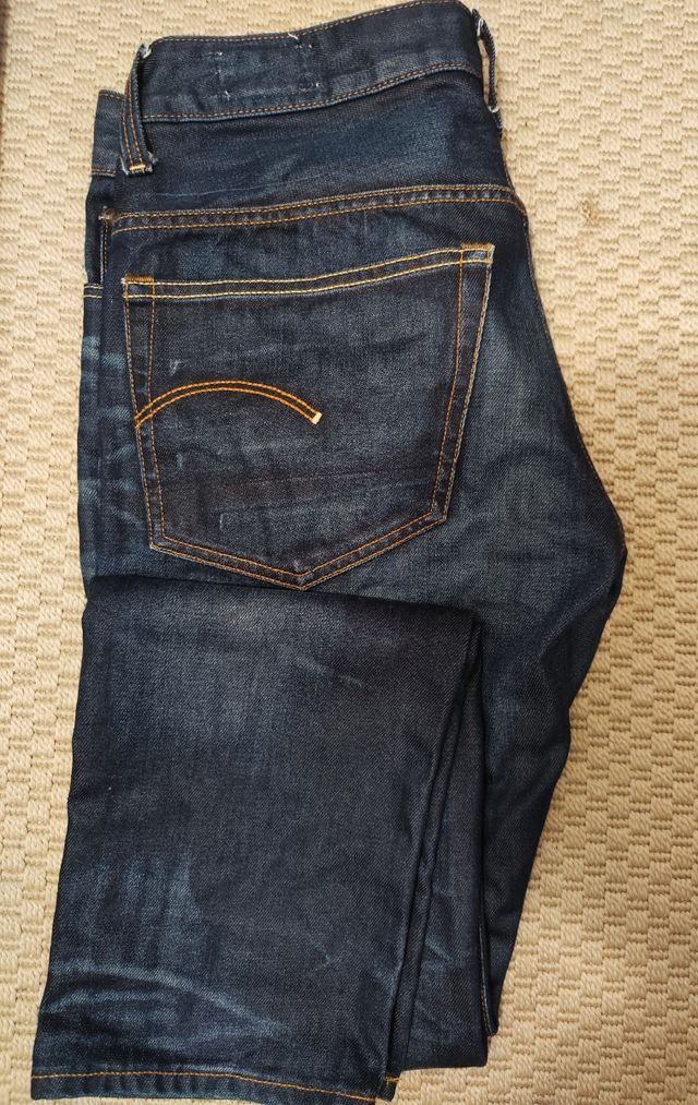 Pantalones Vaqueros G-Star RAW Hombre Azul