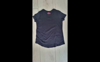 T-shirt Under Armour bambina nera