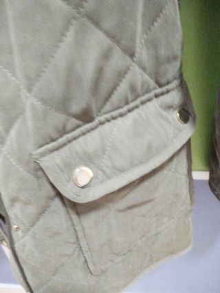 Chaqueta acolchada mujer verde oliva