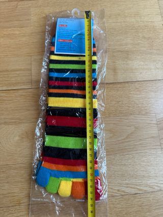 Calcetines divertidos de 5 dedos