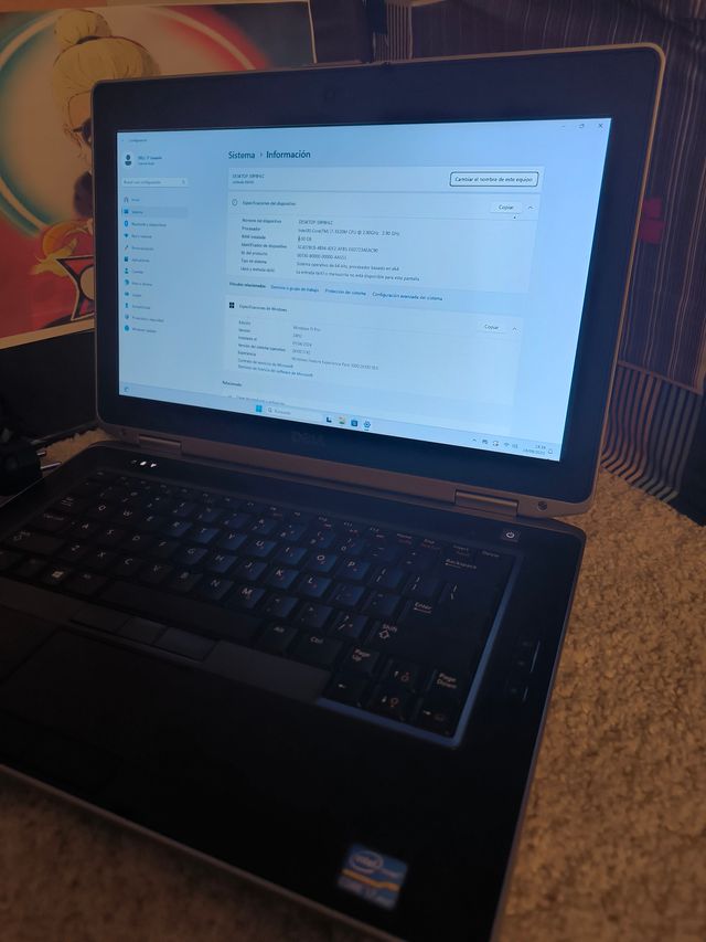 PC PORTATIL DELL I7 + SSD 128GB/ 8GBRAM