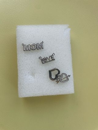Ciondoli per collane e bracciali acciaio argento