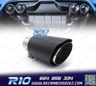 COLA ESCAPE CARBONO UNIVERSAL TIPO AKRAPOVIC 76MM