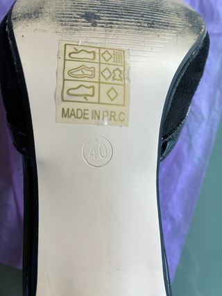 REBAJASOS. Zapatos RKS Negros Tacón