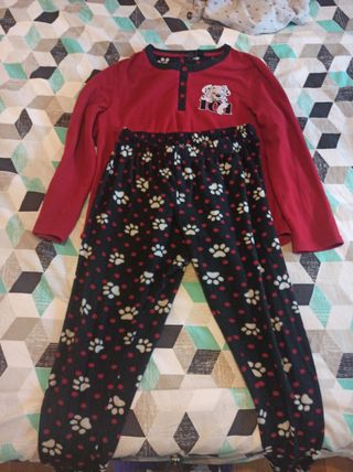 Pijama Unicornio Niña Gris