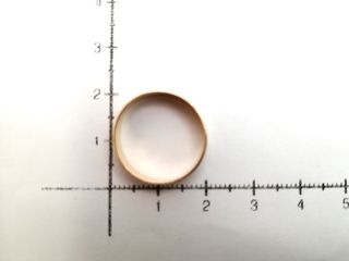 Alianza de Oro Rosa 18 Kt. 2.7 gr. de segunda mano