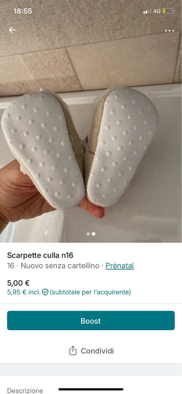 Scarpette culla Primigi n.16