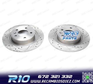 DISCOS DE FRENO PARA OPEL PERFORADOS RANURADOS