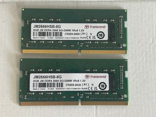 2x Transcend 8GB DDR4 2666MHz SO-DIMM RAM