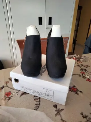 Scarpe con zeppa nere donna taglia 37