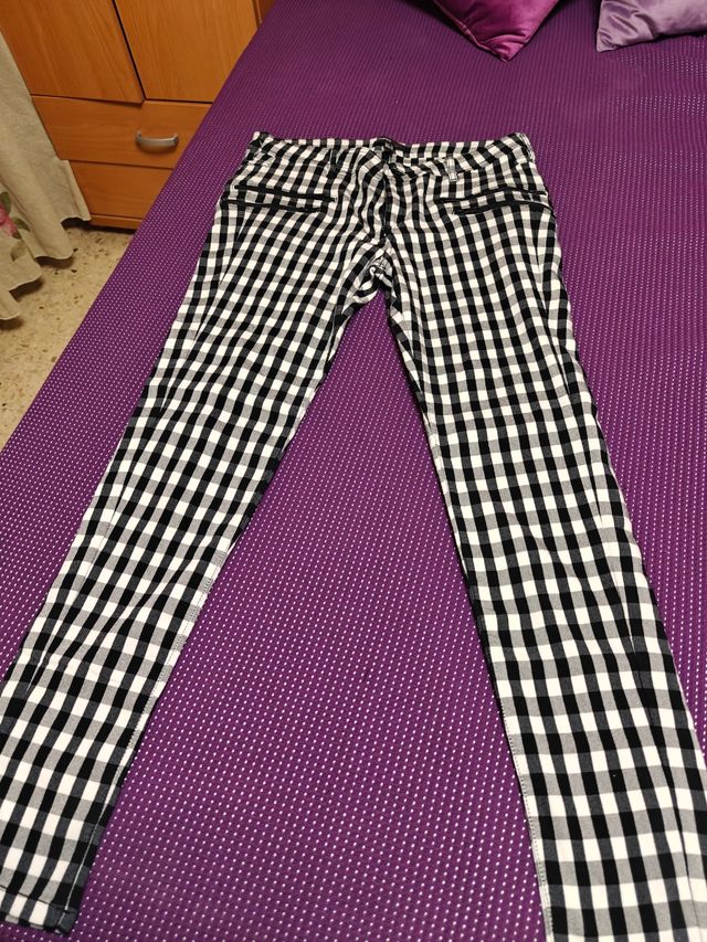 Pantalones a cuadros