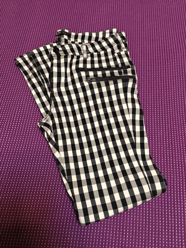 Pantalones a cuadros