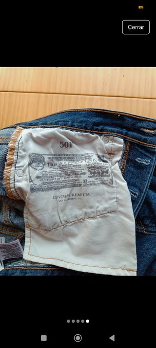 Vaqueros cortos Levi's azules mujer 