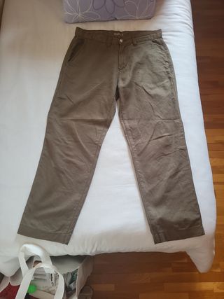 Pantalones Esprit Hombre Marrón