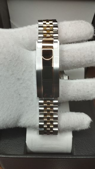 Reloj Seiko Mod GMT Rootbeer Oro Rosa Marrón Negro