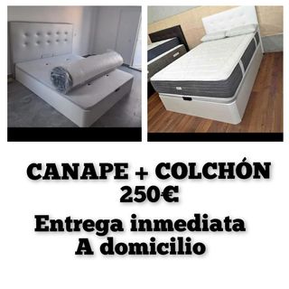Canapé y colchón