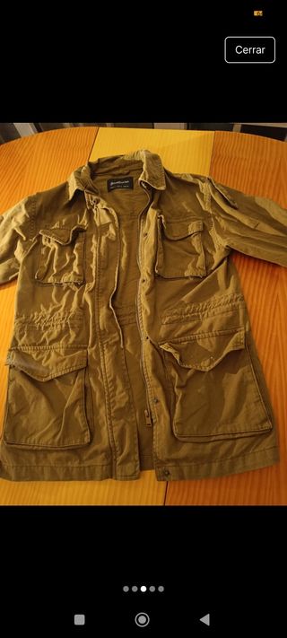 Chaqueta Verde Caqui Mujer Stradivarius