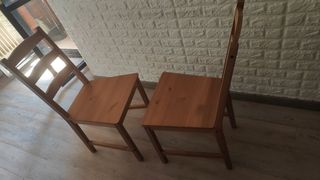 Sillas de Madera Ikea Marrón