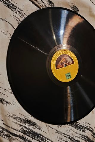 Disco de Pizarra, (Shellac) Enrico Caruso,Elegie