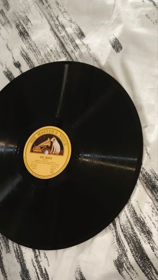 Disco de Pizarra, (Shellac) Enrico Caruso,Elegie