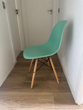 4 Sillas Sklum Verde Agua
