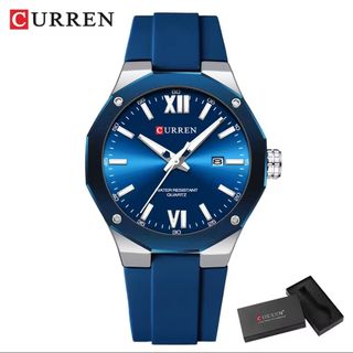 Reloj Curren Hombre Azul y Plateado