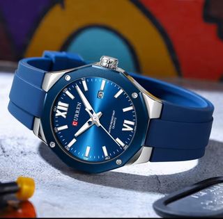 Reloj Curren Hombre Azul y Plateado