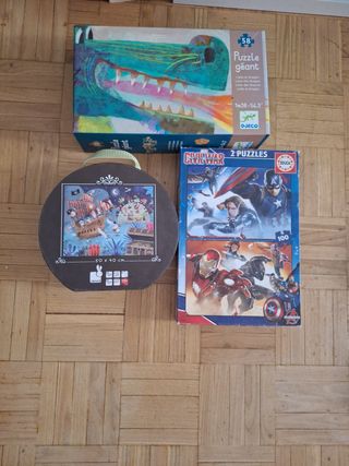 Lote 3 Puzzles Infantiles Djeco Educa Janod