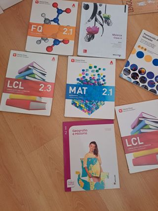 Libros texto 2 Eso