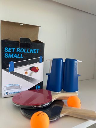Set Ping Pong Rollnet Pequeño Artengo