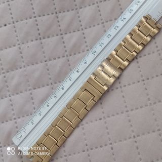 Correa Swatch Metálica Dorada Original