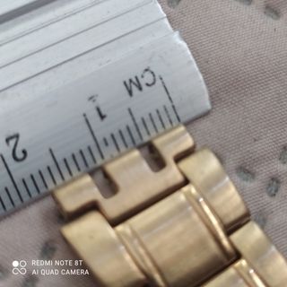 Correa Swatch Metálica Dorada Original