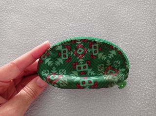 Monedero Desigual verde y rojo