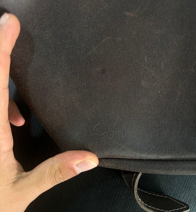 Mochila 100% Pele Genuína Castanha