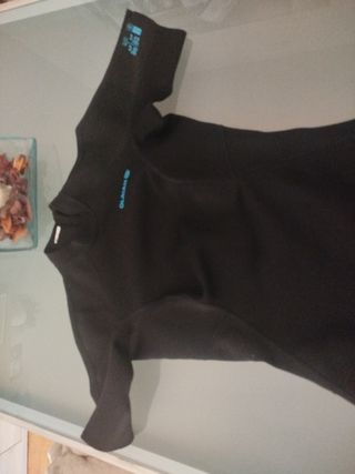 Neopreno surf mujer Olaian negro 1,5 mm