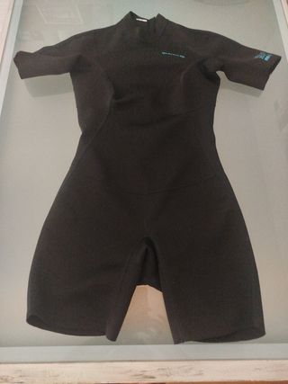 Neopreno surf mujer Olaian negro 1,5 mm